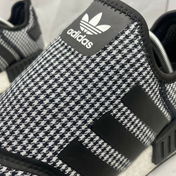 Adidas Originals NMD Runner R1 Slip-On FV5438 Black White Mens Size 10.5 Rare* - Picture 6 of 10